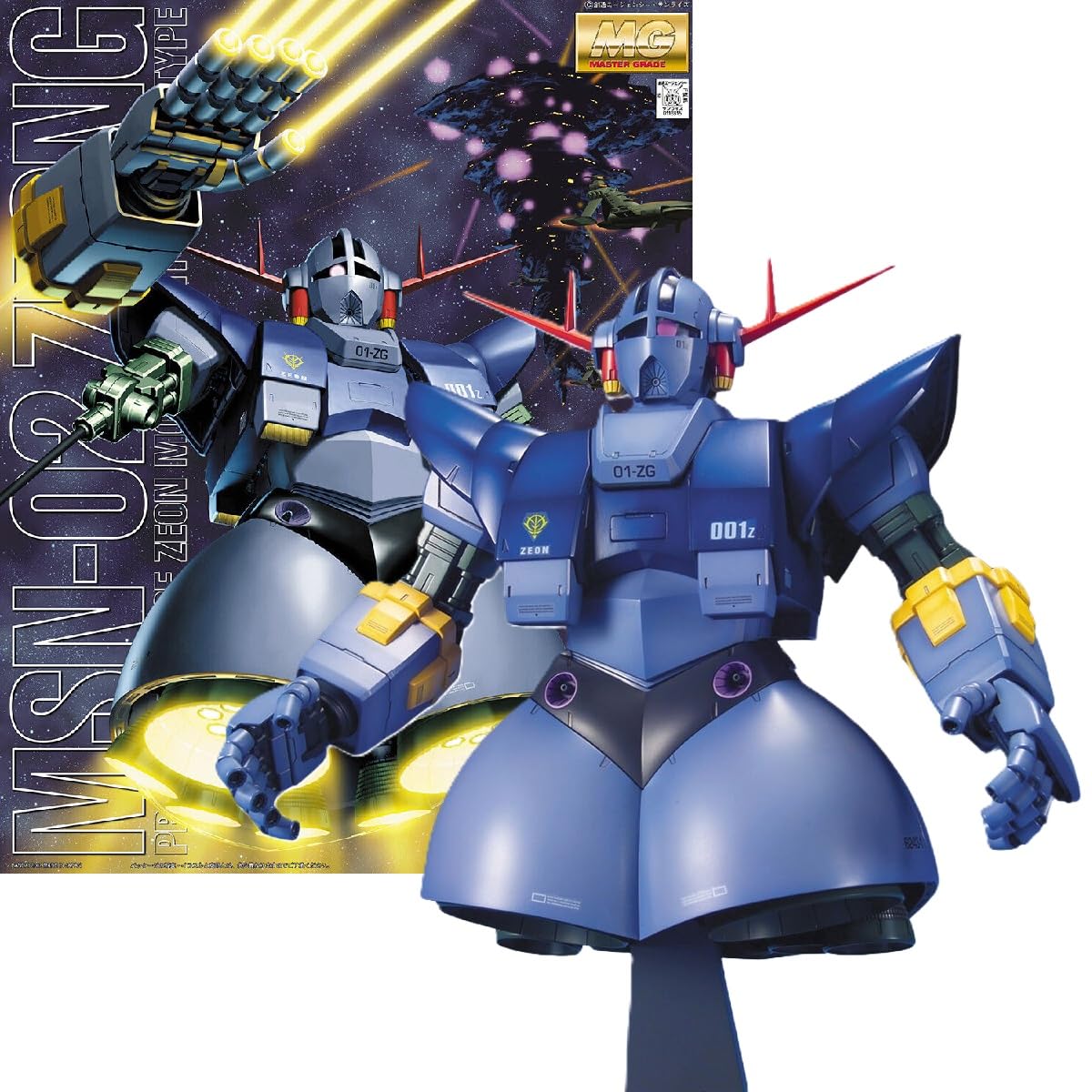 Amazon | MG ジオング MSN-02 1/100スケール 色分け済みプラモデル